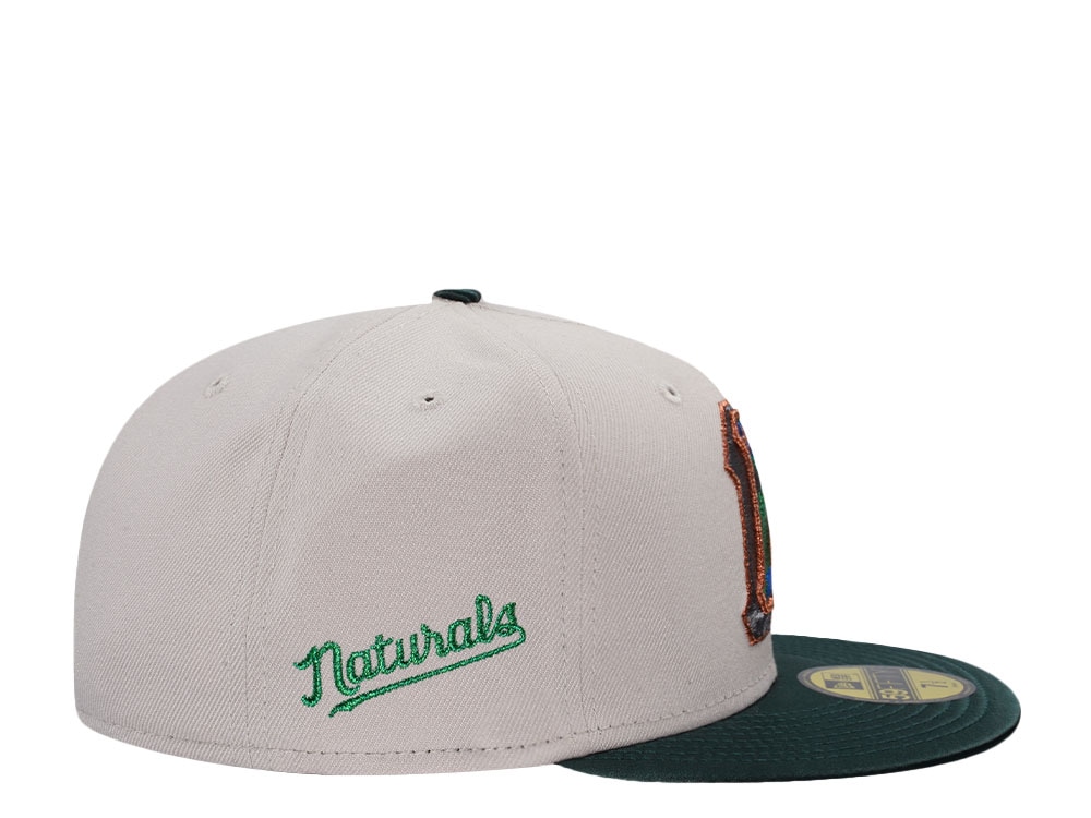 New Era North West Arkansas Naturals Stone Satin Brim Prime Edition 59Fifty Fitted Cap