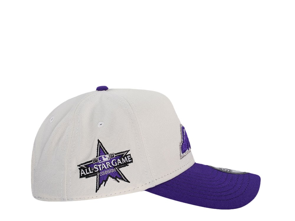 New Era Colorado Rockies All Star Game 2023 Chrome Two Tone Edition 9Forty A Frame Snapback Cap