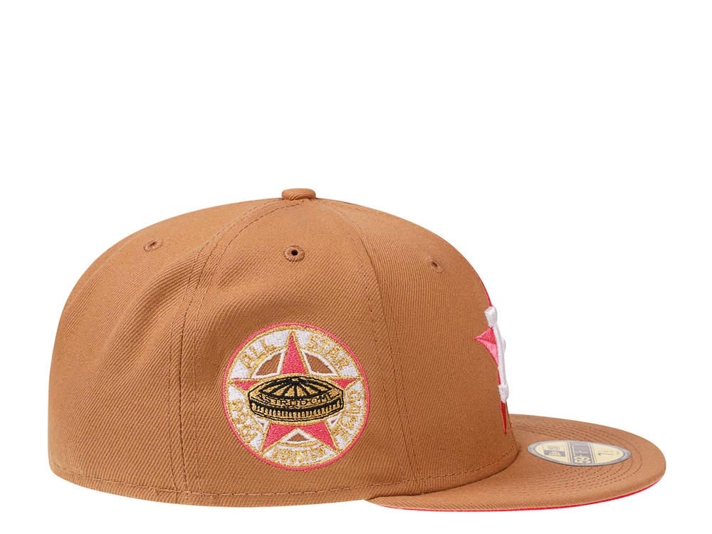 New Era Houston Astros All Star Game 1968 Wheat Lava Edition 59Fifty Fitted Cap
