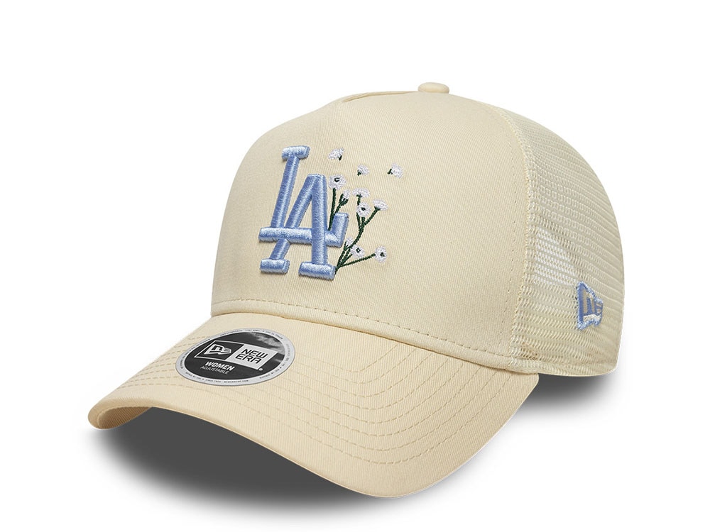 New Era Los Angeles Dodgers Floral 9Forty Womens A Frame Trucker Snapback Cap