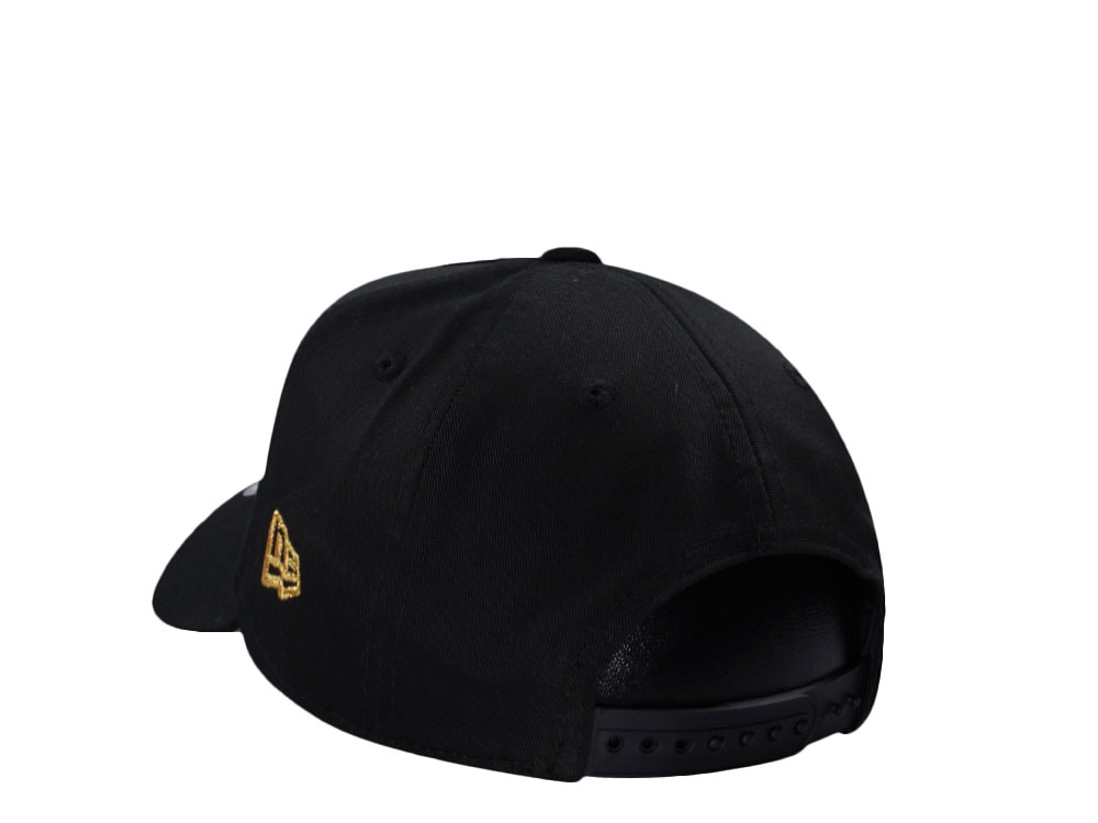 New Era Kansas City Chiefs Black Gold Edition 9Forty A Frame Snapback Cap