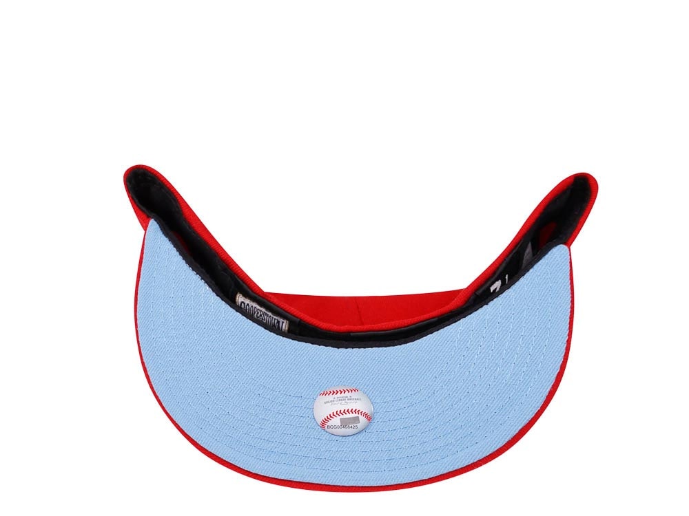 New Era New York Mets World Series 2000 Red Glacier Blue Edition 59Fifty Fitted Cap