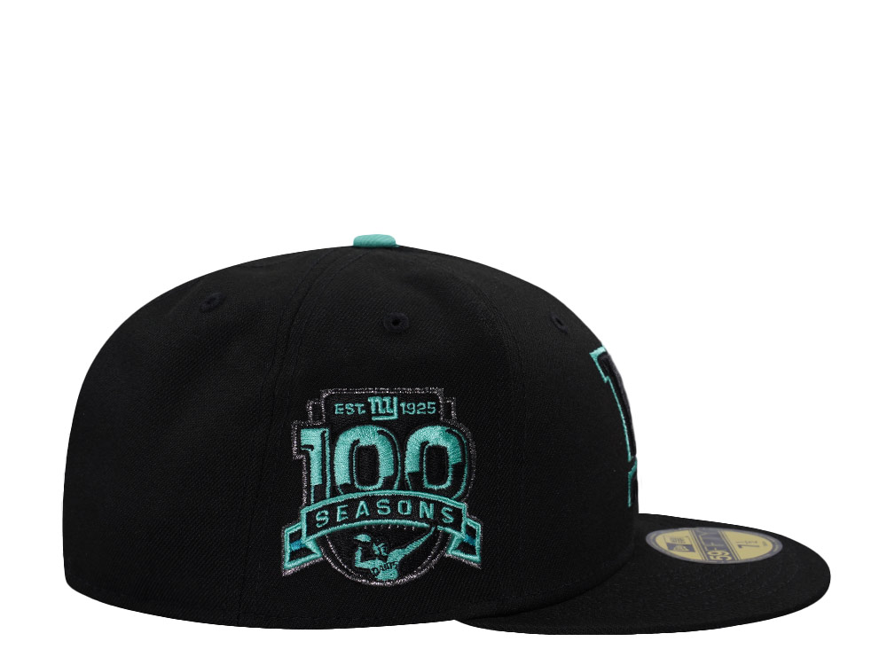 New Era New York Giants 100th Anniversary Black Prime Edition 59Fifty Fitted Cap