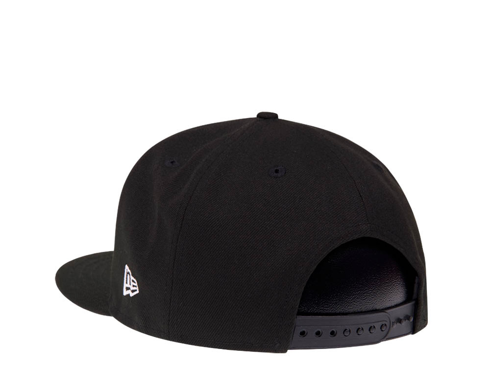 New Era Golden State Warriors Black Script Edition 9Fifty Snapback Cap