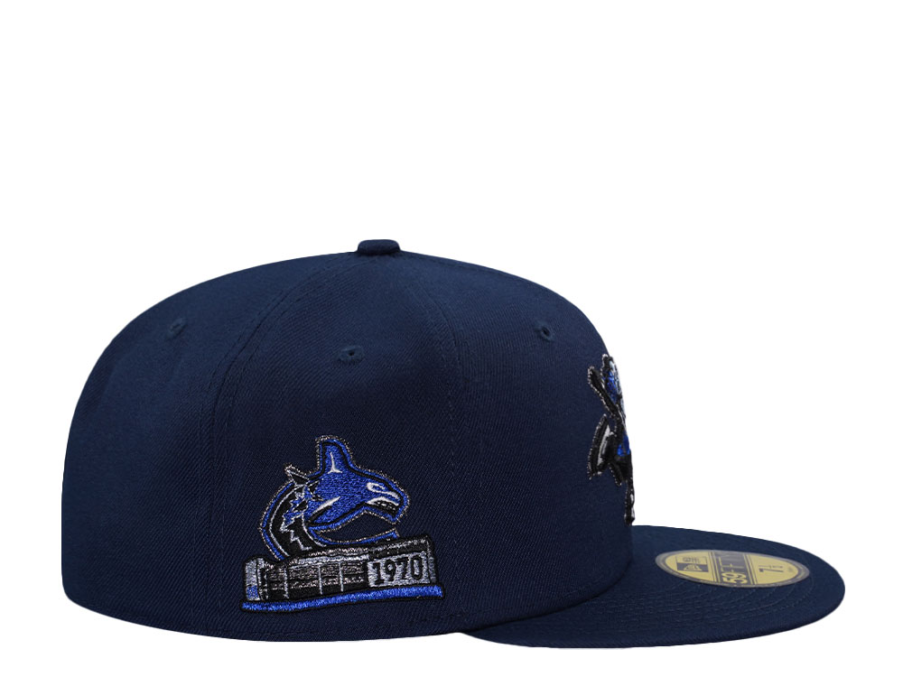 New Era Vancouver Canucks Stadium Patch Navy Prime Edition 59Fifty Fitted Cap