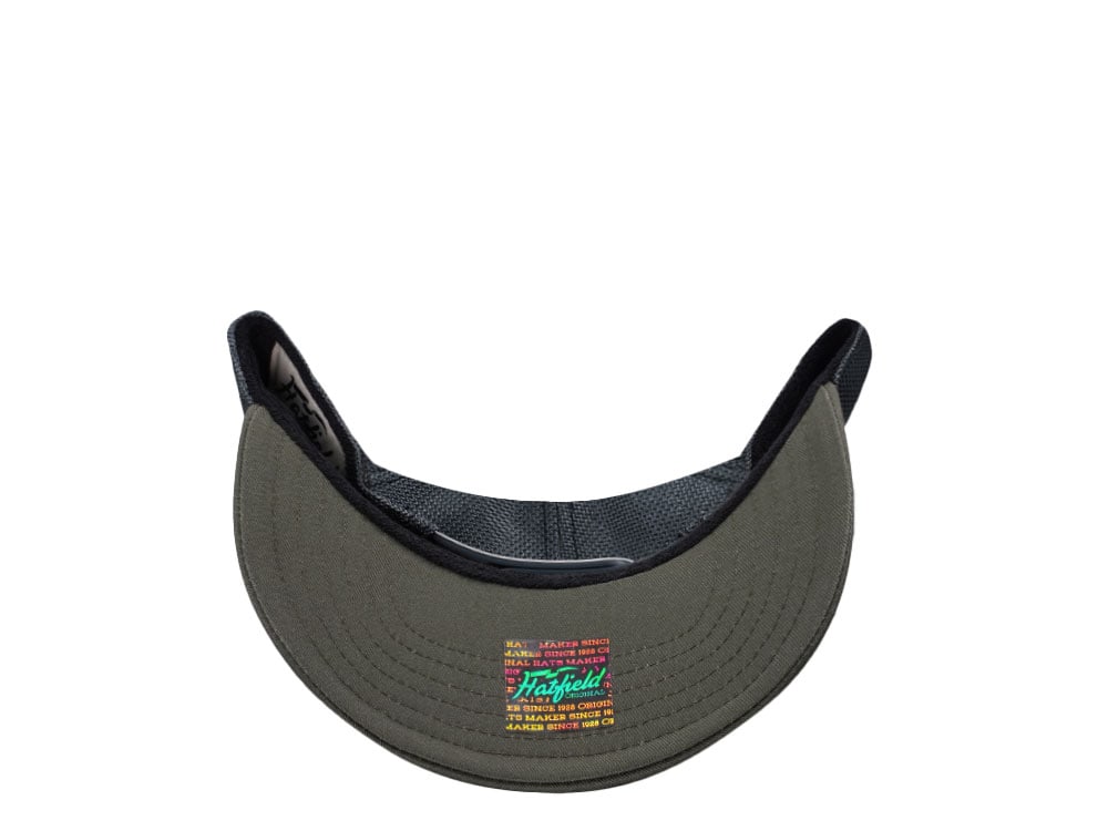 Hatfield Sunset White Dark Green Trucker Snapback Cap