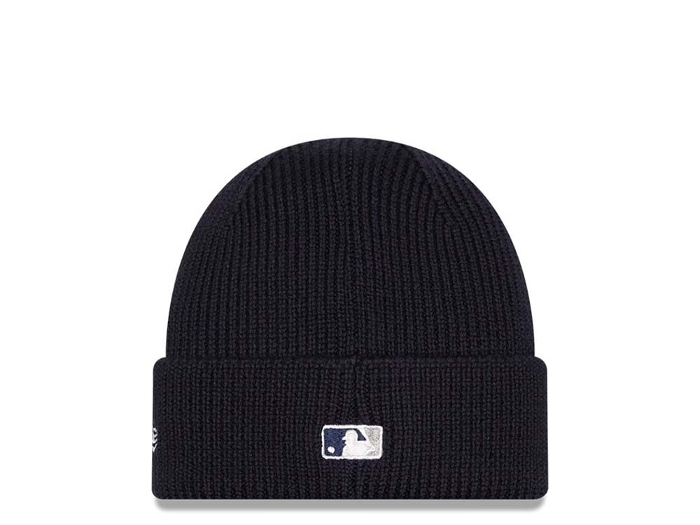 New Era New York Yankees Skull Navy Knit