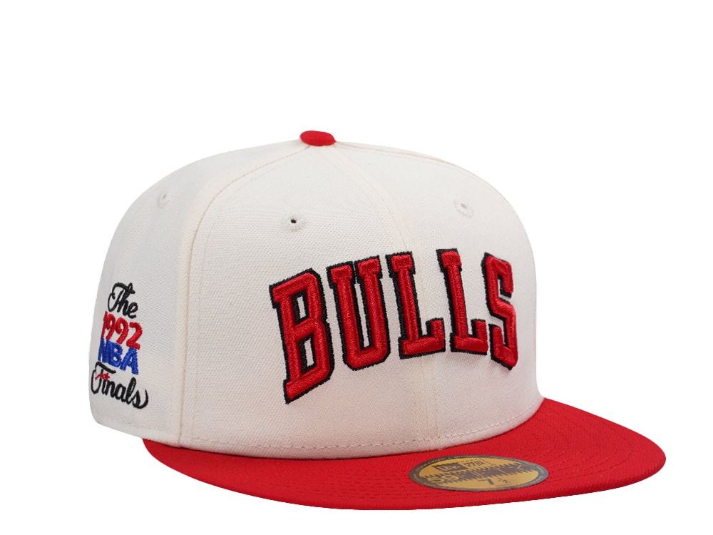 New Era Chicago Bulls NBA Finals 1992 Chrome Two Tone Edition 59Fifty Fitted Cap
