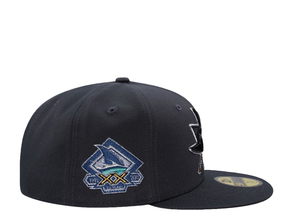 New Era San Jose Sharks 20th Anniversary Dark Graphite Edition 59Fifty Fitted Cap