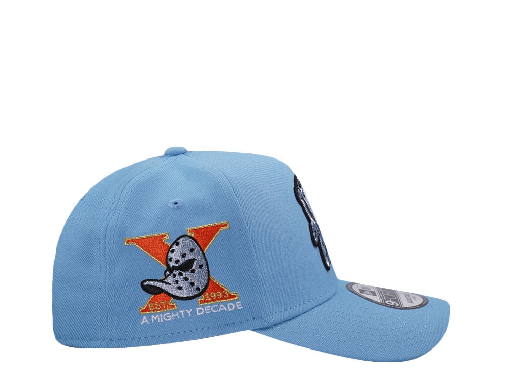 New Era Anaheim Ducks 10th Anniversary Sky Blue Prime Edition 9Forty A Frame Snapback Cap