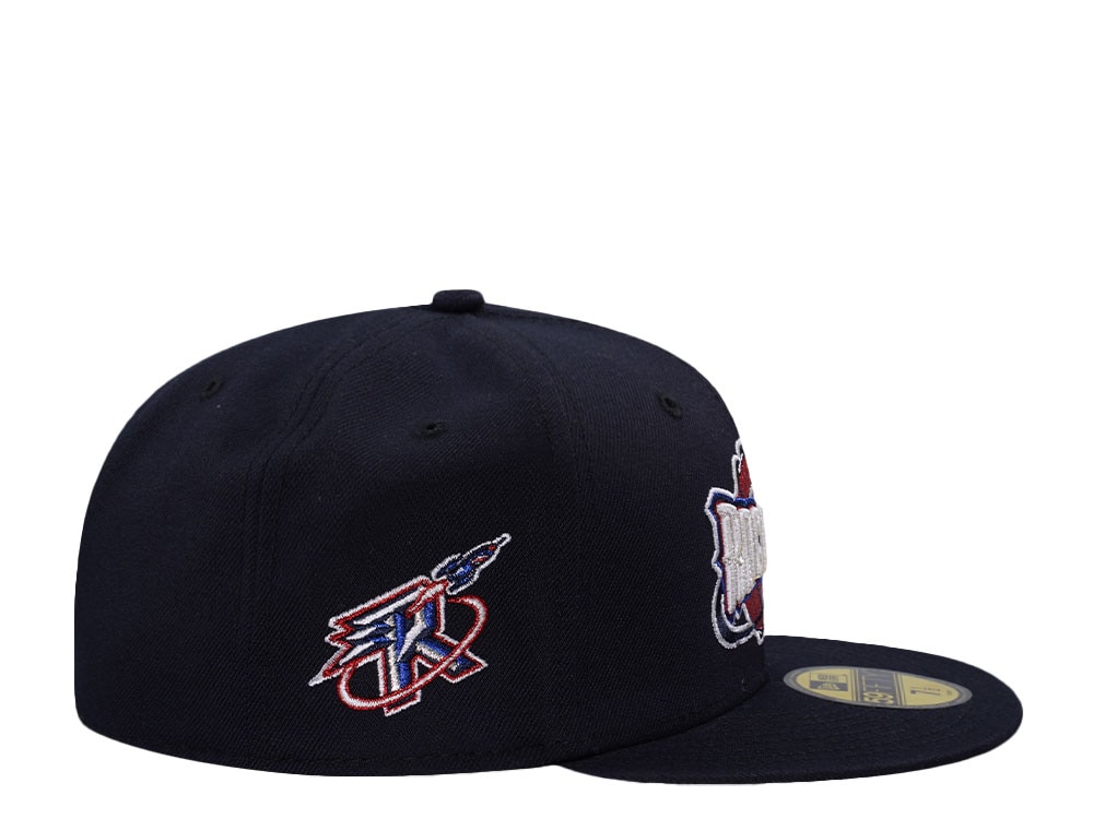 New Era Houston Rockets Metallic Navy Prime Edition 59Fifty Fitted Cap