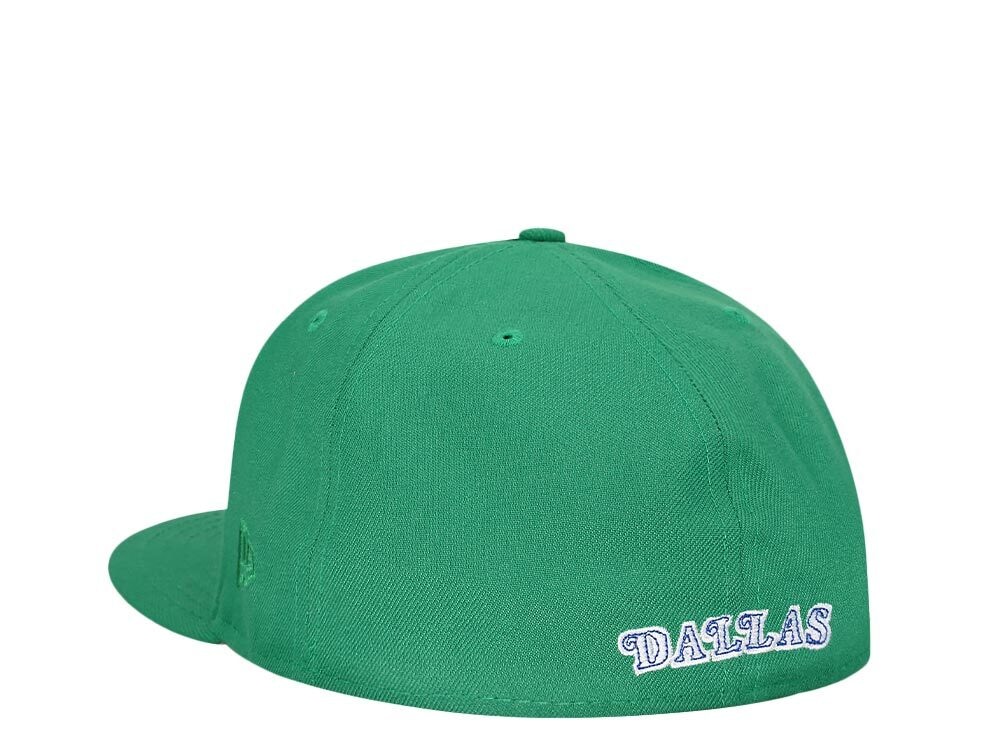 New Era Dallas Mavericks Hardwood Classic Green Edition 59Fifty Fitted Cap