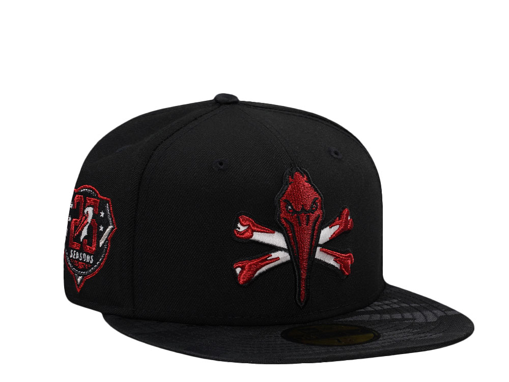 New Era Myrtle Beach Pelicans 25 Seasons Horror Nightcamo Two Tone Edition 59Fifty Fitted Cap