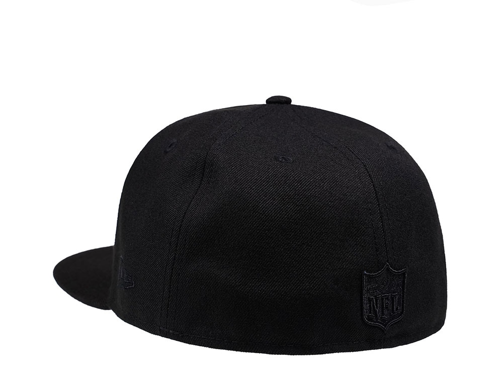 New Era Baltimore Ravens Black on Black Edition 59Fifty Fitted Cap