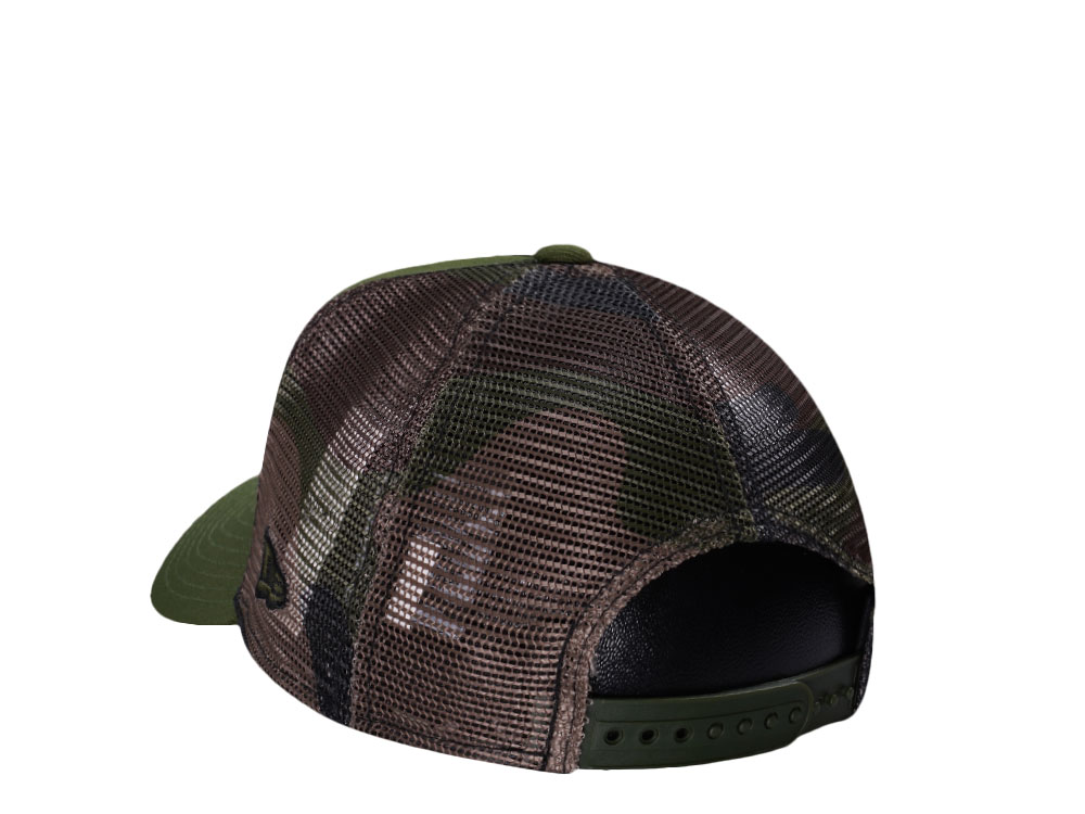 New Era Chicago Blackhawks Rifle Camo Trucker Edition 9Forty A Frame Snapback Cap