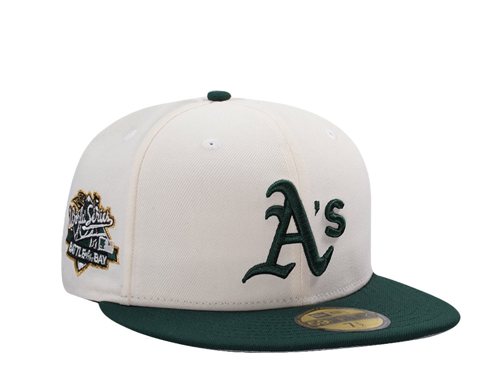 New Era Oakland Athletics World Series 1989 Chrome Two Tone Edition 59Fifty Fitted Cap