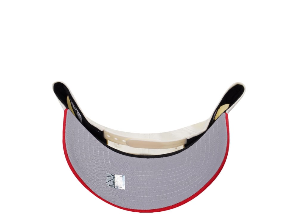 New Era Chicago Bulls Script Chrome Two Tone Edition 9Forty A Frame Snapback Cap