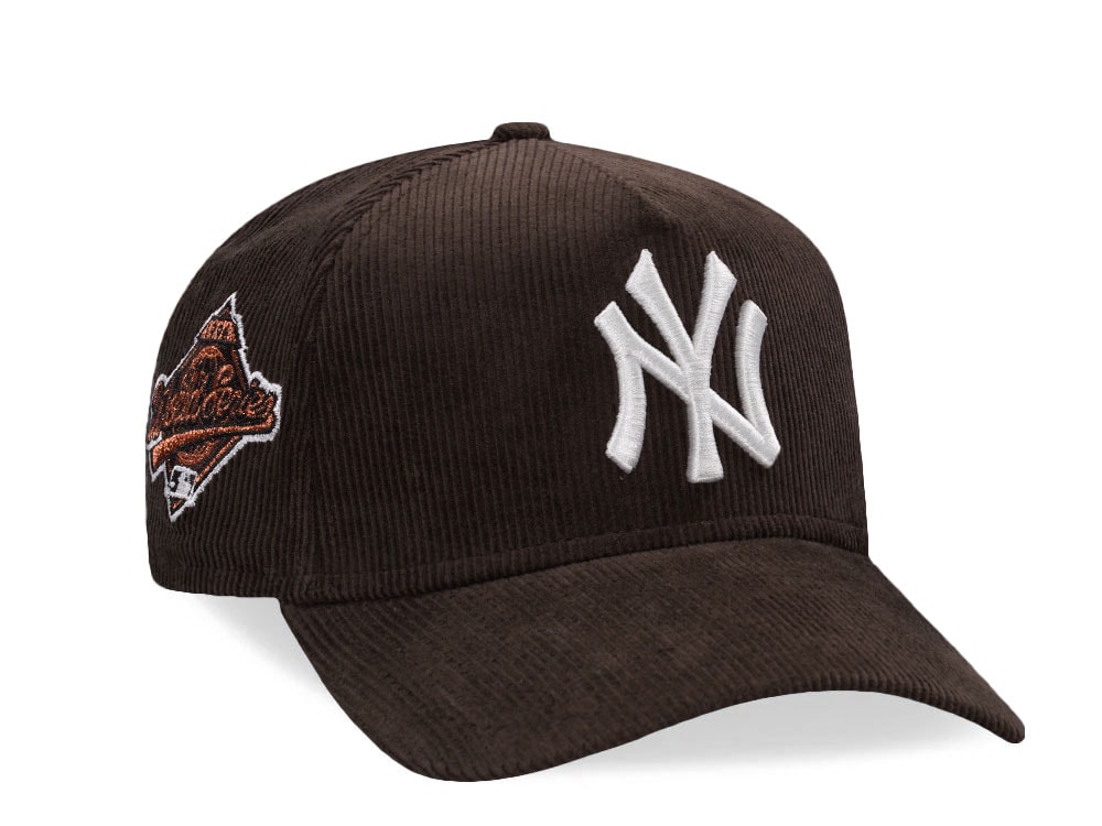 New Era New York Yankees World Series 1996 Walnut Corduroy Edition 9Forty A Frame Snapback Cap