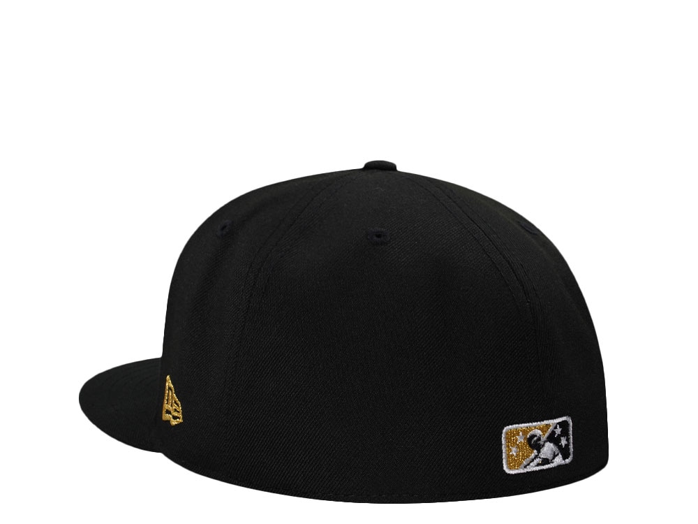 New Era Sacrament River Cats Gold Diggers 20 Seasons Black Throwback Edition 59Fifty Fitted Cap