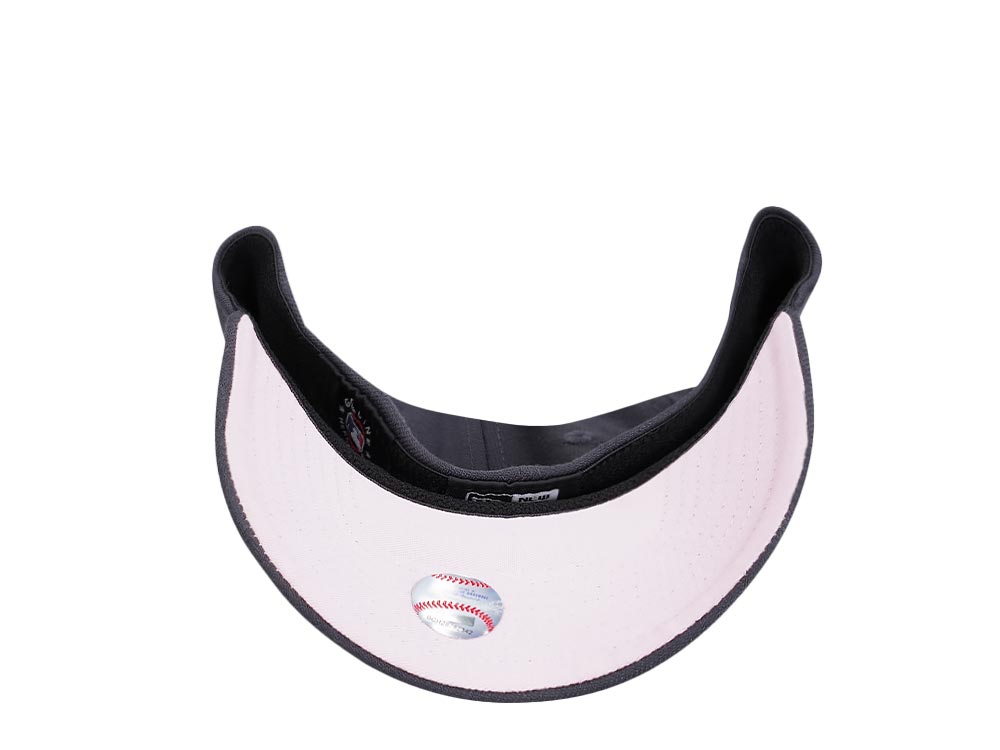 New Era Washington Nationals Gray and Pink Bloom Edition 39Thirty Stretch Cap
