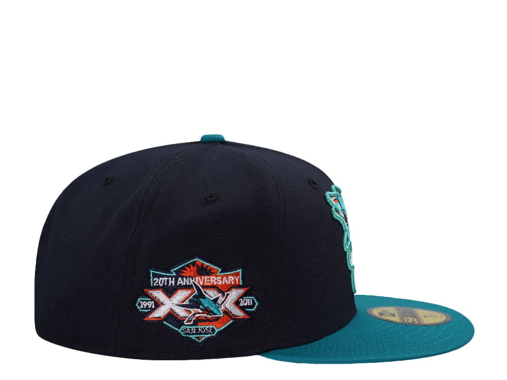 New Era San Jose Sharks 20th Anniversary Two Tone Prime Edition 59Fifty Fitted Cap
