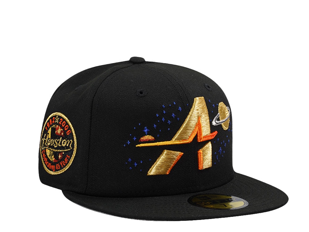 New Era Houston Astros 45th Anniversary Black Prime Edition 59Fifty Fitted Cap