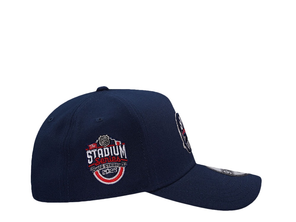 New Era Columbus Blue Jackets Stadium Series 2025 Navy Prime Edition 9Forty A Frame Snapback Cap