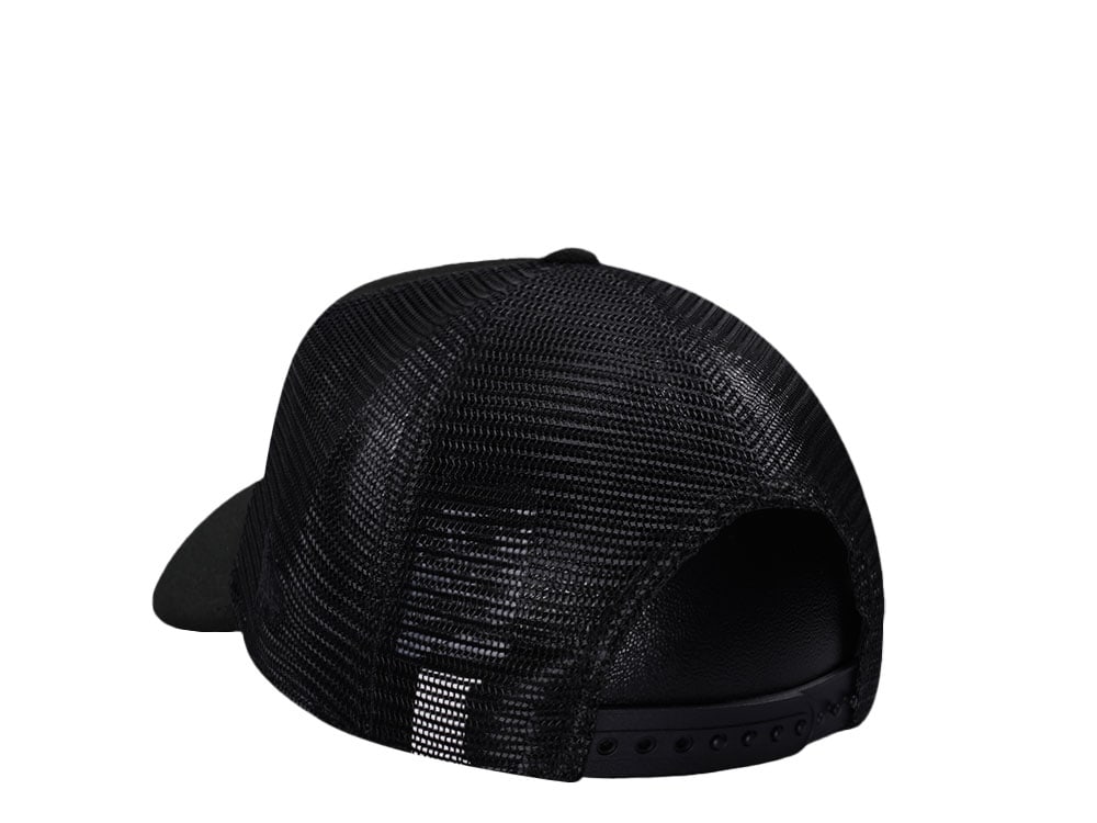 New Era Miami Dolphins Black Foam Trucker 9Forty A Frame Snapback Cap