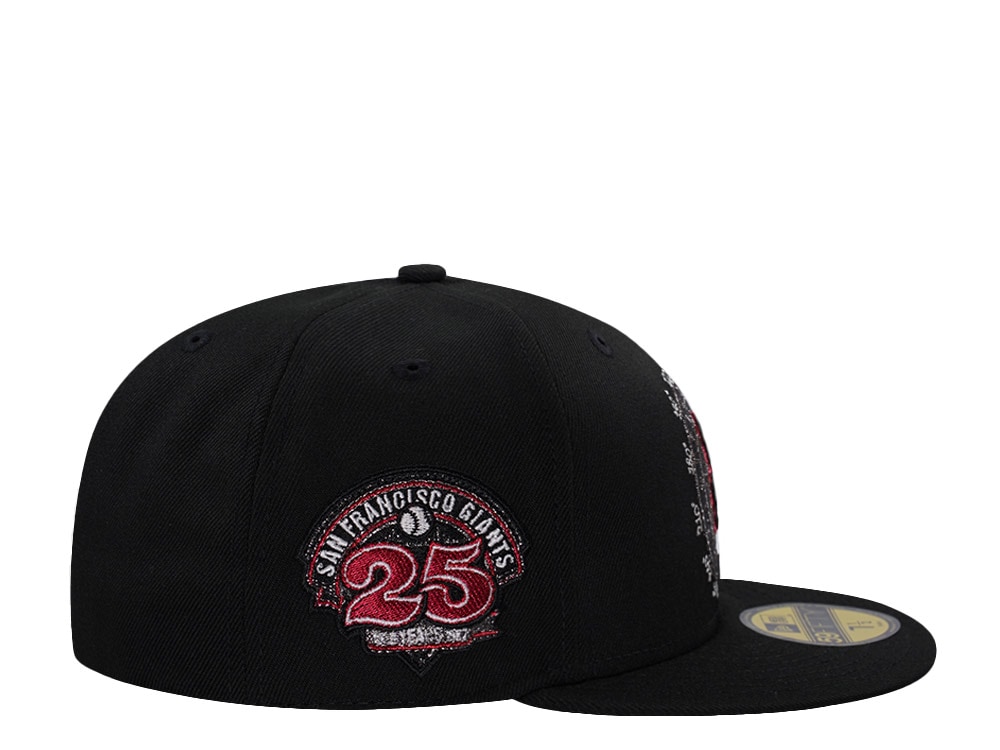 New Era San Francisco Giants 25th Anniversary Black Prime Horror Edition 59Fifty Fitted Cap