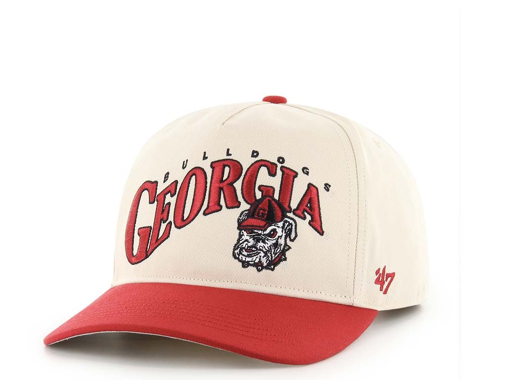 47Brand Georgia Bulldogss Natural Wave Hitch Snapback Cap