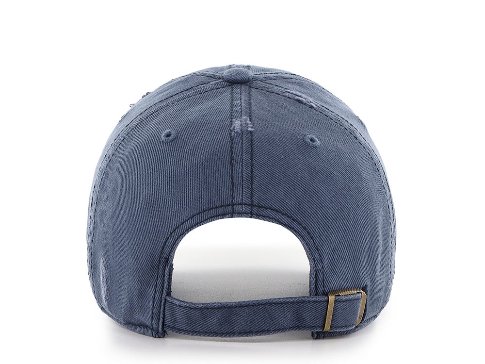 47 Brand Michigan Wolverines Weathered Rusted Navy Clean Up Strapback Cap