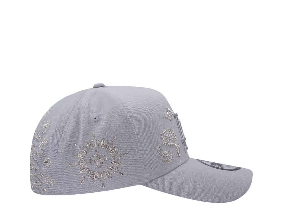 New Era Los Angeles Dodgers MLB Rear Arch Gray Edition 9Forty A Frame Snapback Cap