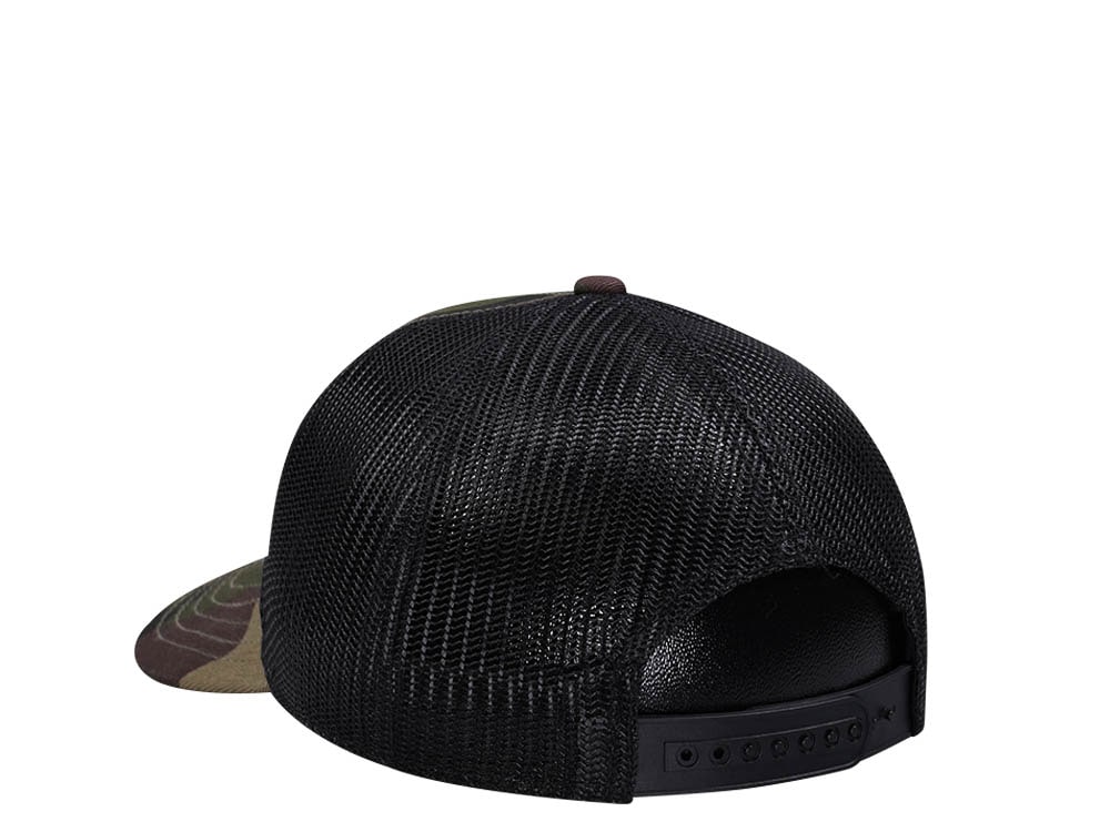 American Needle Chevy Twill Valin Patch Camo Trucker Snapback Cap