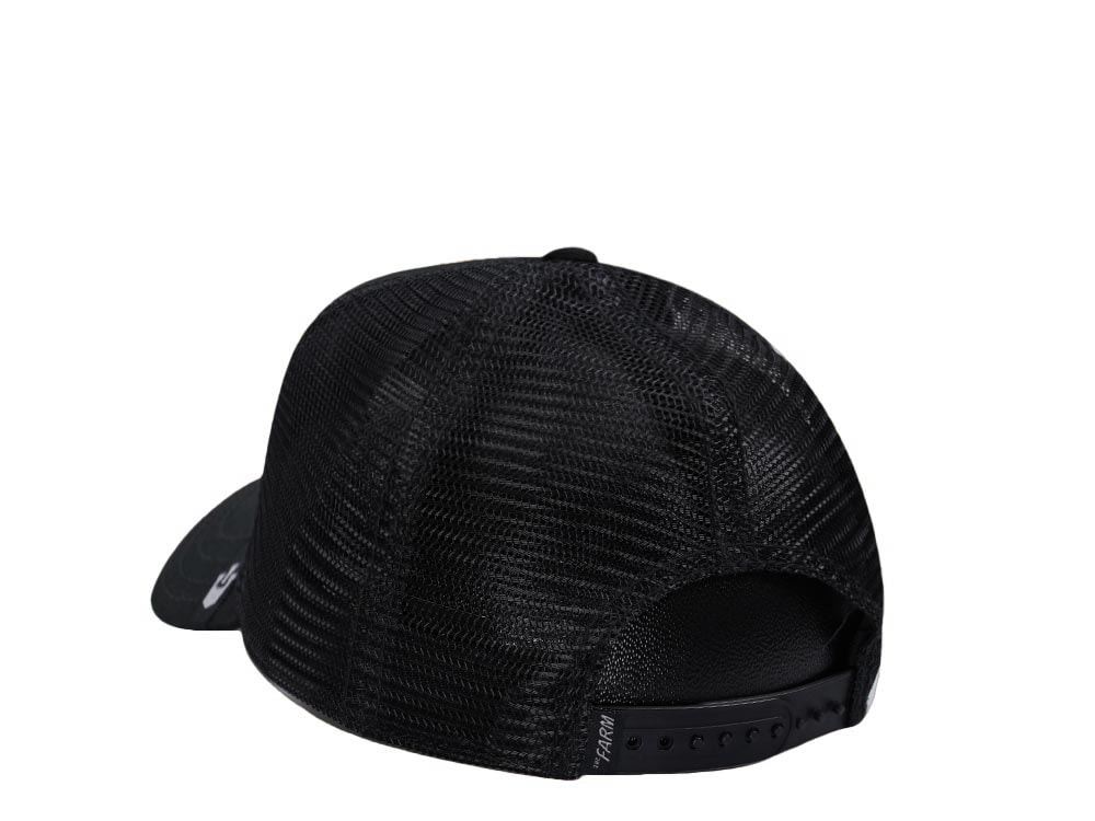Goorin Bros The White Tiger Black White Trucker Snapback Cap