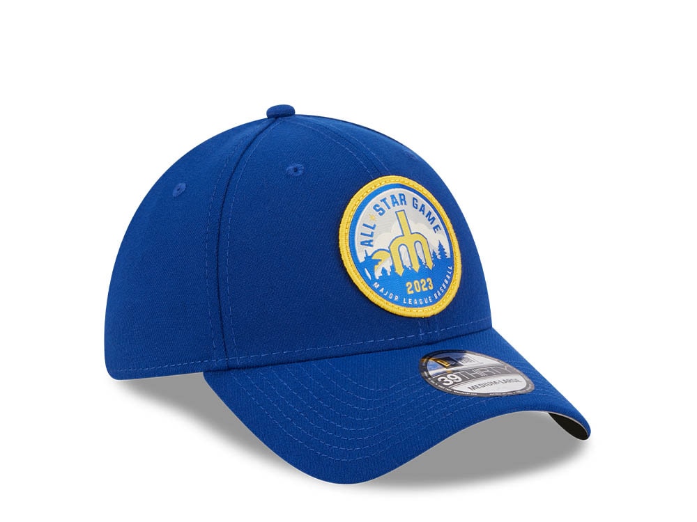 New Era Seattle Mariners All Star Game 2023 Patch E1 Blue 39Thirty Stretch Cap