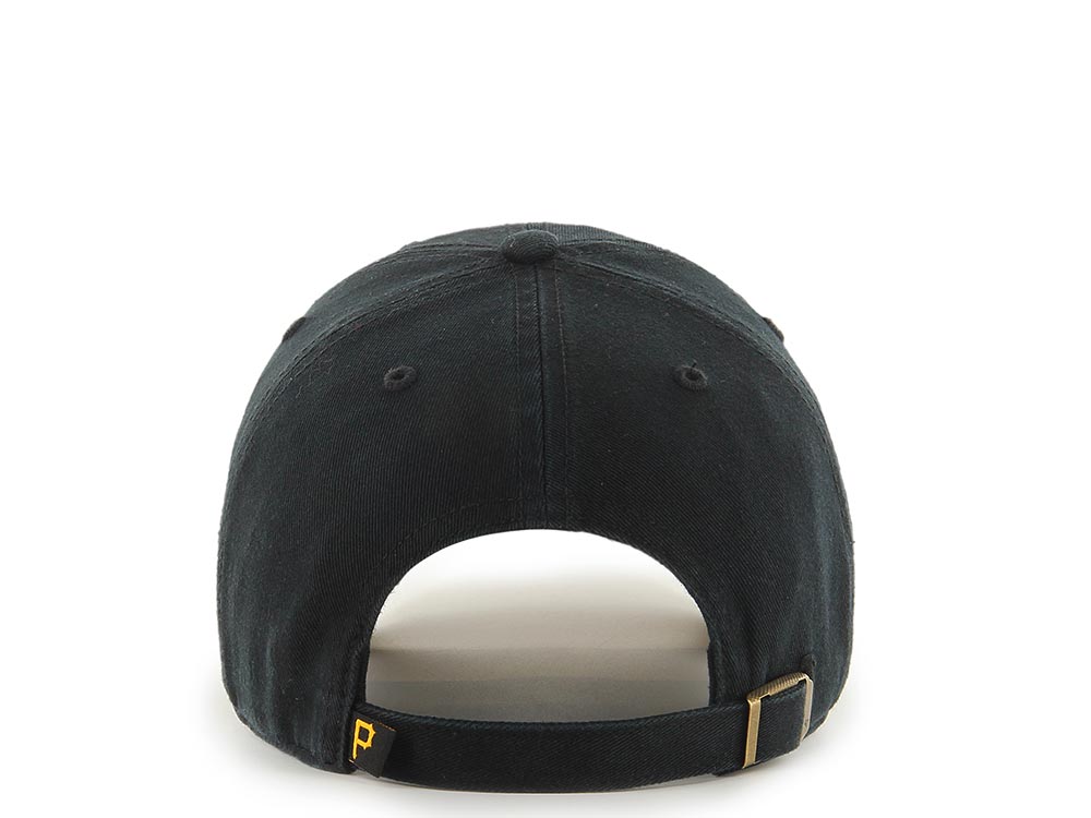 47Brand Pittsburgh Pirates Black Clean up Strapback Cap