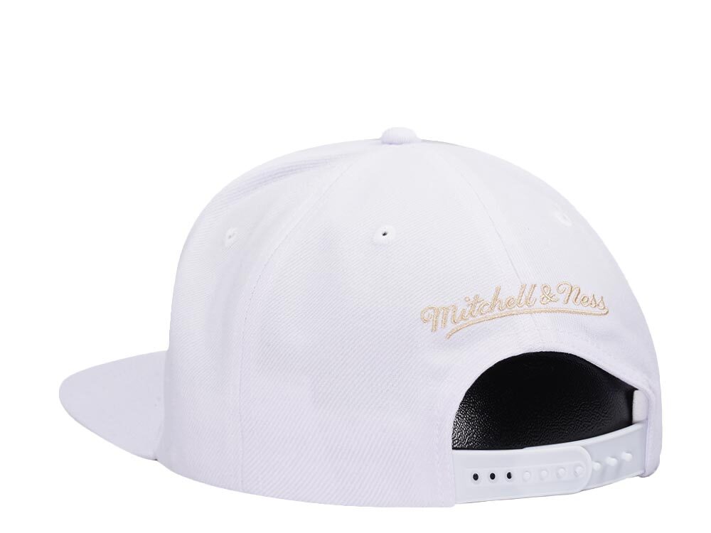 Mitchell & Ness Seattle Supersonics 25th Anniversary Winter White Hardwood Classic Snapback Cap