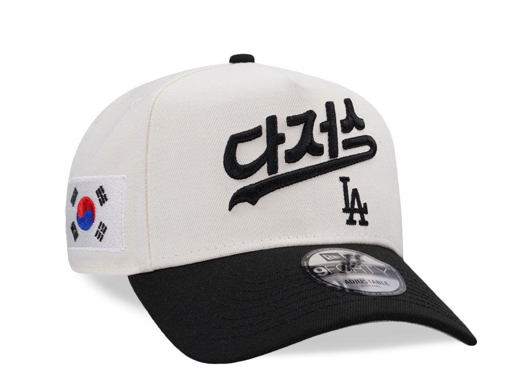 New Era Los Angeles Dodgers Korea Chrome Two Tone Edition 9Forty A Frame Snapback Cap
