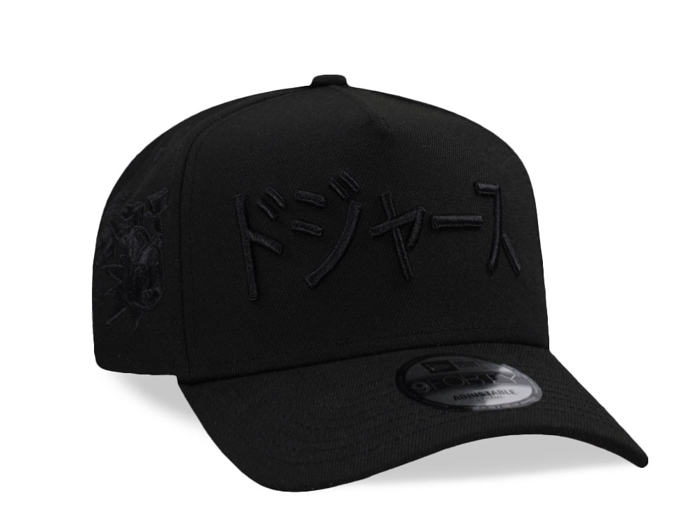 New Era Los Angeles Dodgers Ohtani Black Out Pink Edition 9Forty A Frame Snapback Cap