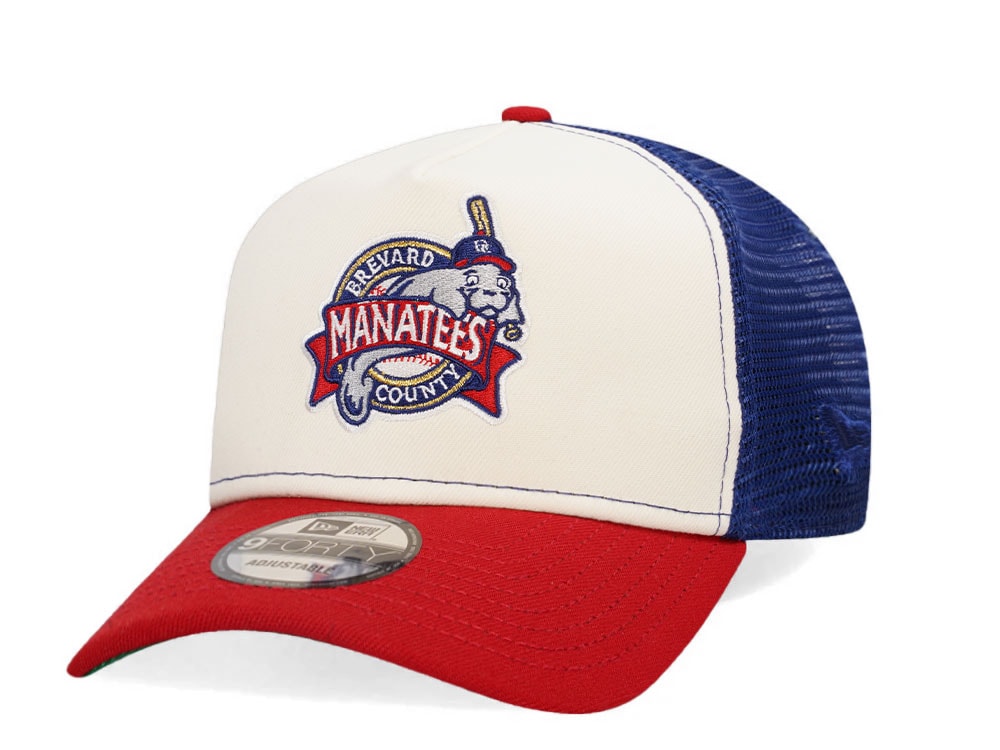 New Era Brevard County Manatees Color Flip Trucker Edition Trucker 9Forty A Frame Snapback Cap