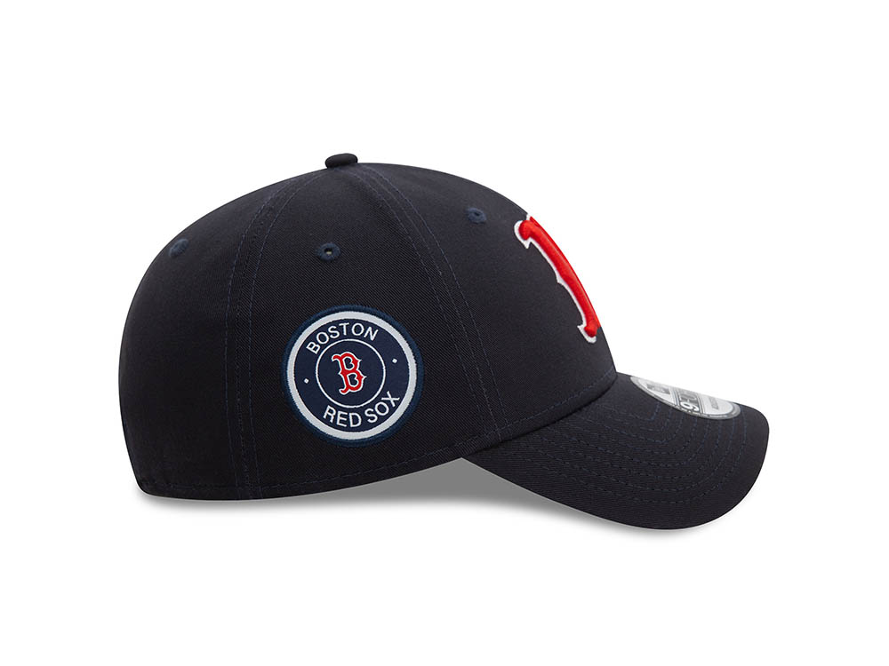 New Era Boston Red Sox Navy 9Forty Strapback Cap