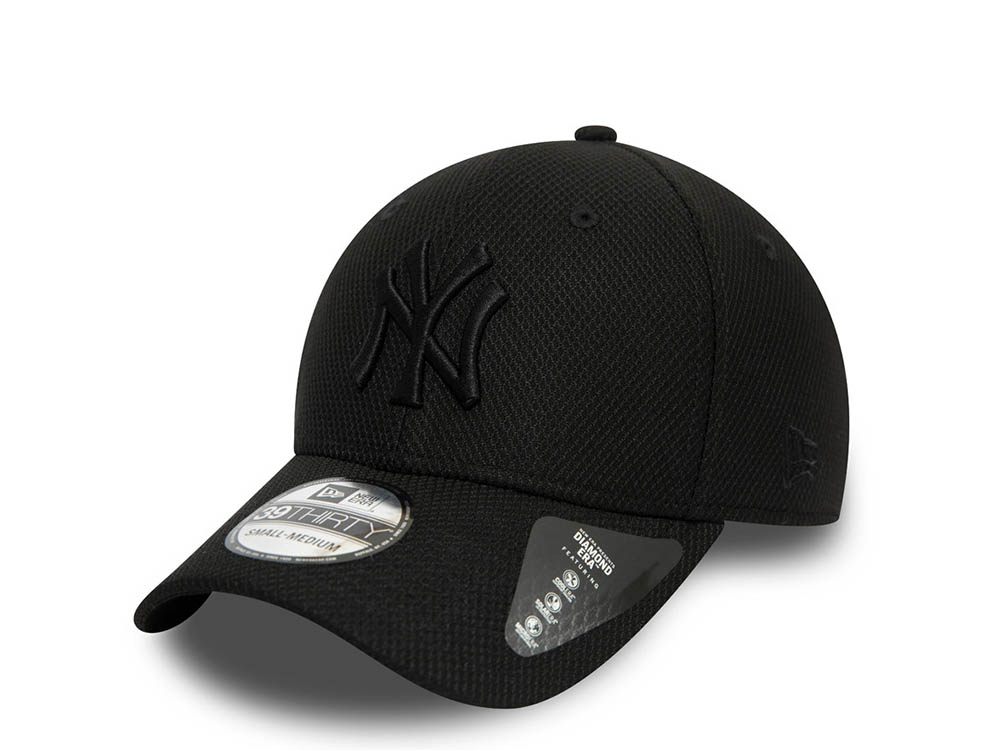 New Era New York Yankees Diamond Era Black 39Thirty Stretch Cap