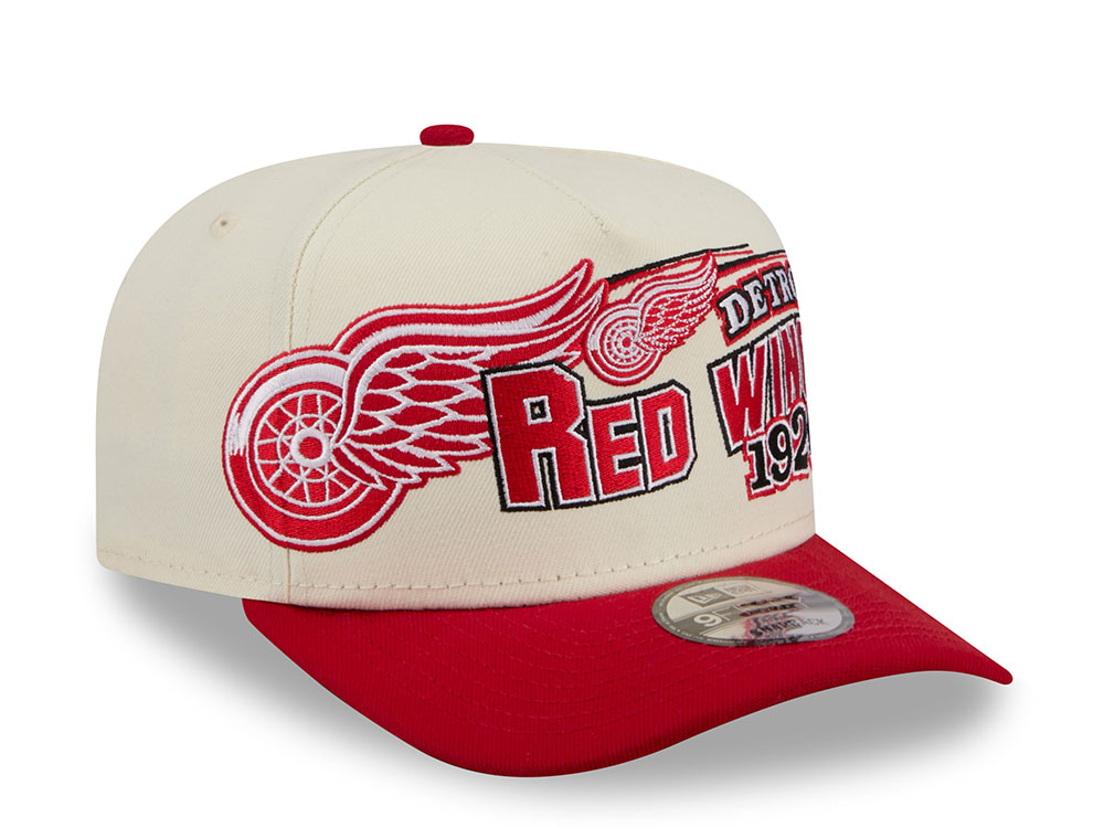 New Era Detroit Red Wings Classic Logo Two Tone Edition 9Fifty A Frame Snapback Cap