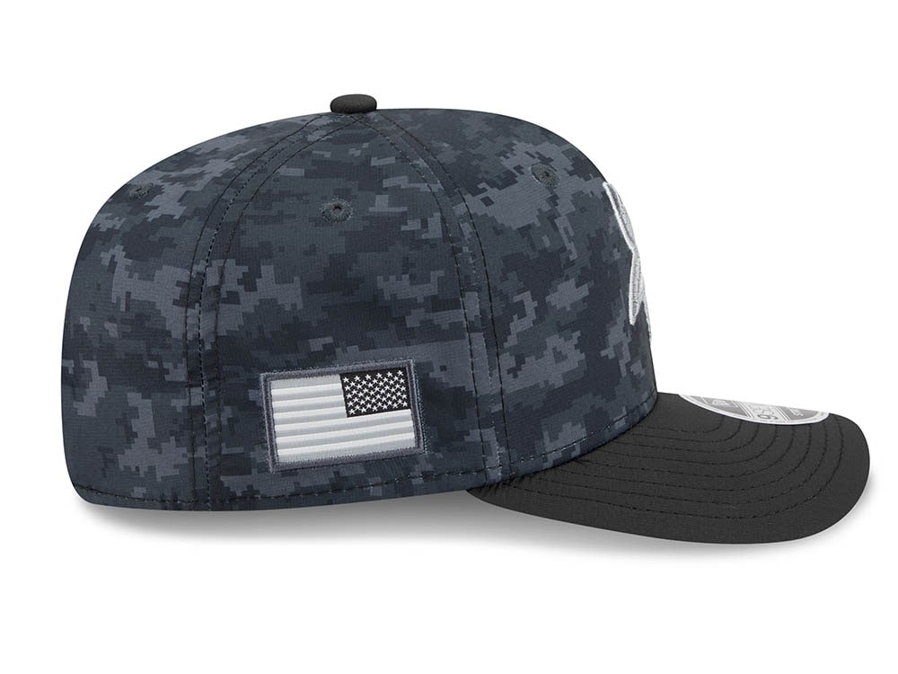 New Era Minnesota Vikings NFL Salute to Service 2026 Digi Camo Black 9Seventy Stretch Snapback Cap