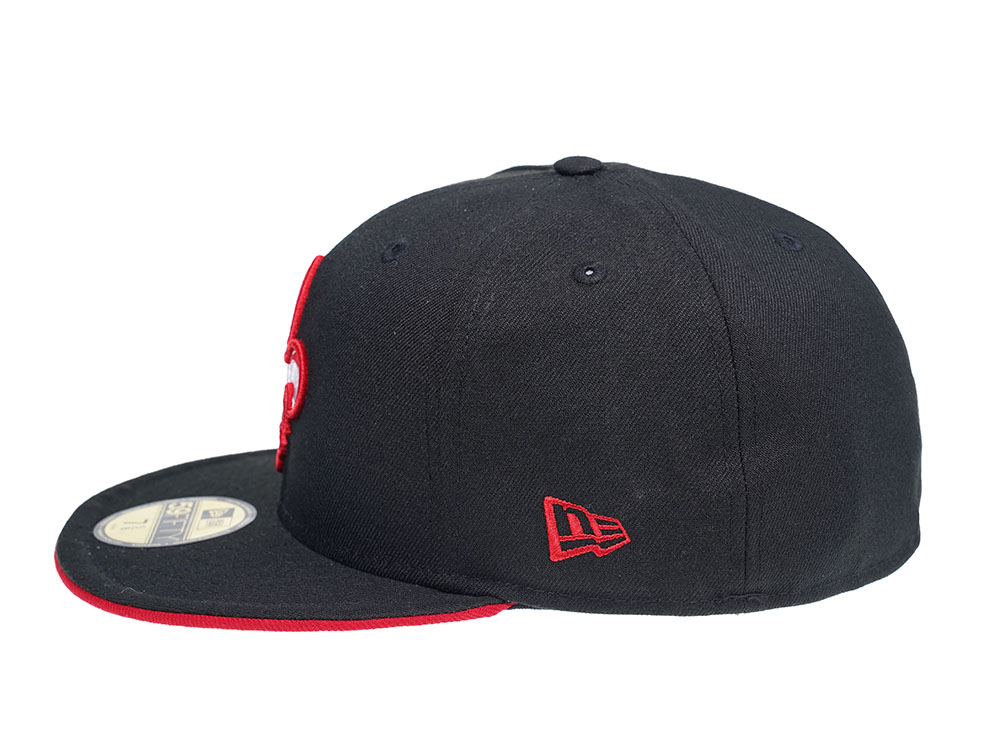 New Era New Orleans Pelicans Red and Grey Edition 59Fifty Fitted Cap
