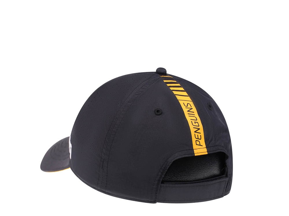 47Brand Pittsburgh Penguins Black Back Line Nylon Strapback Cap