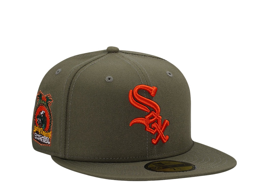 New Era Chicago White Sox Spring Training 1996 Olive Prime Edition 59Fifty Fitted Cap