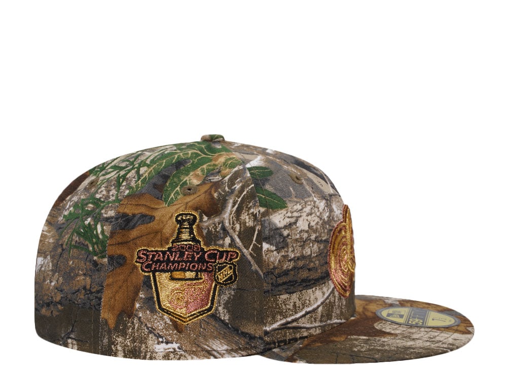 New Era Detroit Red Wings Stanley Cup 2008 Metallic Realtree Prime Edition 59Fifty Fitted Cap