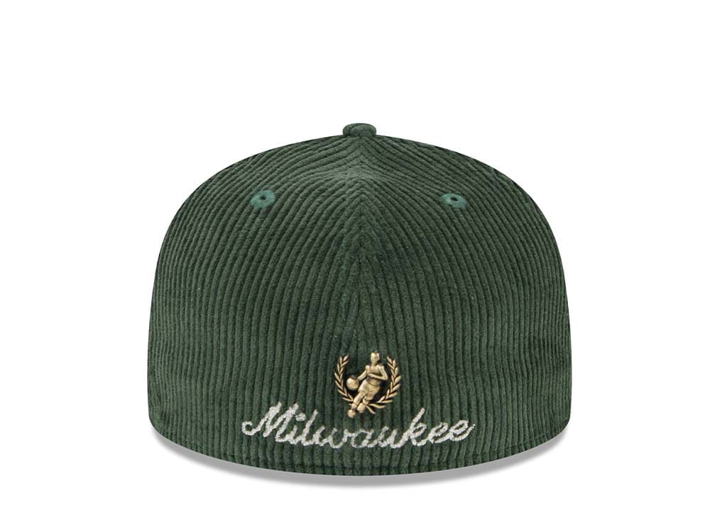 New Era Milwaukee Bucks Letterman Pin 59Fifty Fitted Cap