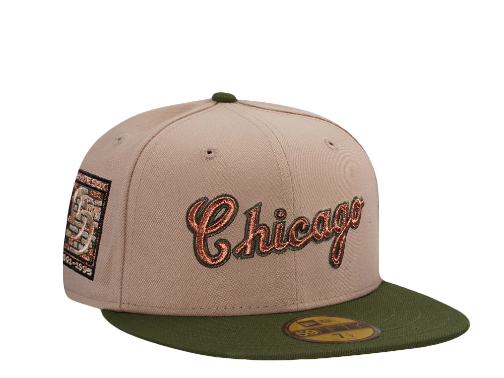New Era Chicago White Sox 95th Anniversary Camel Realtree Edition 59Fifty Fitted Cap